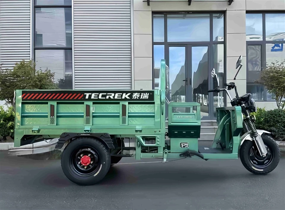 Compact Self Dumping Electric Trike factory