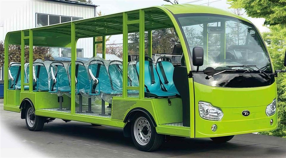Electric Passenger Shuttle Bus 19 Seater factory Electric Passenger Shuttle Bus 19 Seater factory