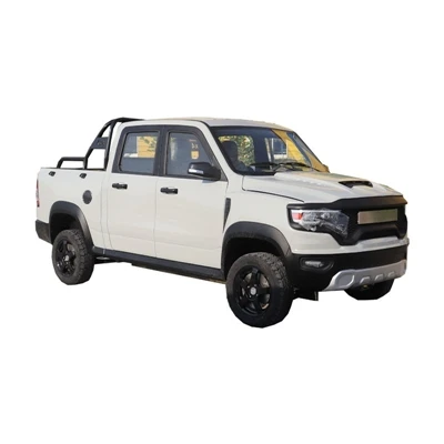 How many watts does the average motor of an electric pickup truck have?