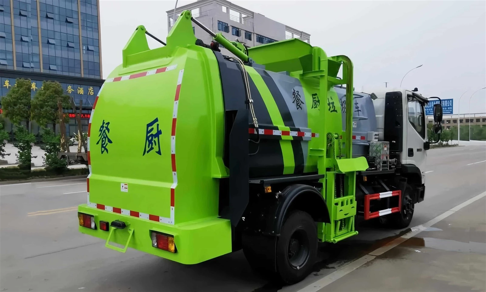 commercial food waste truck system