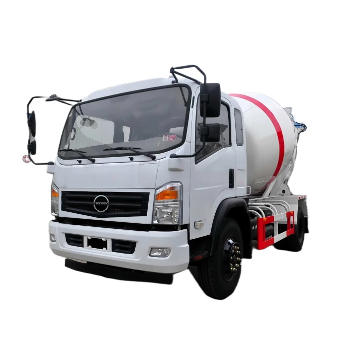 Small 3 To 4 M3 Concrete Mixer Truck